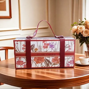 High-end New French Garden Candy Box Gift Box Birthday Gift Packaging Box Bridesmaid Accompanying Gift Box