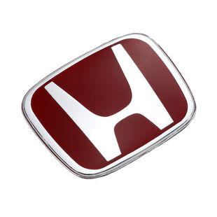 Подходит для рулевого колеса Honda логотип автомобиля Feng Fan Feidu Civic красный логотип черный логотип Модифицированный акриловый знак