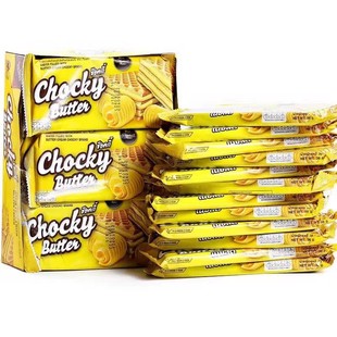 Thailand Chocky Bisch butter wafer biscuits 360g box 12 packs Internet celebrity casual snack sandwich breakfast