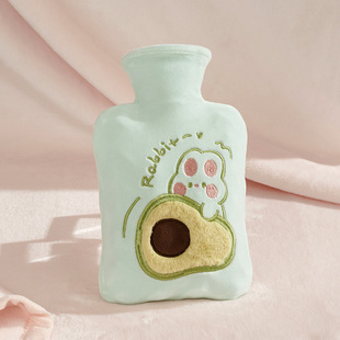 Water-filled hot water bag for students cute water-filled warm handbag for girls portable cartoon cute plush warm hand artifact