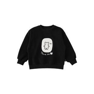 Wu libuyi boy suit embroidered rabbit printed lapel shirt spring and autumn children's sweater vest casual pants