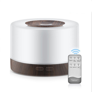 700ml remote control unprinted wood grain aroma diffuser unprinted humidifier household ultrasonic desktop air purifier