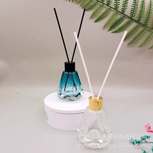 Spot Diamond Non-fire Aromatherapy Bottle Empty Bottle 60ml Advanced Living Room Ornaments Essential Oil Nordic Style Transparent Glass Bottle