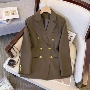 Suit Women's Spring and Autumn New Slim-fit Fashionable Elegant Loose Design Sense Slim Tops Age-reducing Suit Coat Women