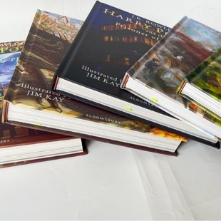 English version harry potter harry potter full color painted collector's edition new 5 volumes send audio
