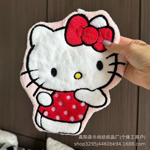 Мультфильм милый висячий Hello Kitty Детское полотенце для рук Детское полотенце Мелотти для рук Paccha собака