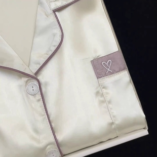 2023 New Ice Silk Pajamas Women's Short-sleeved Summer Thin Silk Sweet Comfortable Outer Wear Home Suit