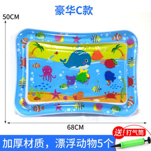 Baby Learning to Crawl Baby Crawling Guide Toy Home Learning Crawling Mat Kidsren's Thickeneded Anti-Fall Water Floor Mat Inflatable Export