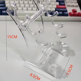 Source factory direct acrylic desktop pen holder storage plastic transparent pen holder pen display rack B- 02