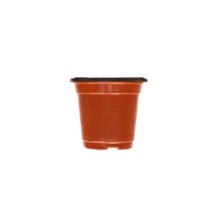 Factory wholesale supply two-color flowerpot lazy people multi-use flower vegetable plastic pot simple seedling gardening flowerpot