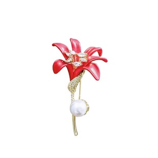 2022 Korean Style Rose Brooch Simple Elegant Fashionable Elegant Corsage Clothing Anti-running Light Personality Suit Accessories