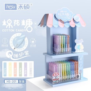 He Shuo Nezha and other series of rack-mounted gel pens have high color value and good writing without card ink student creative sign pens 0.5