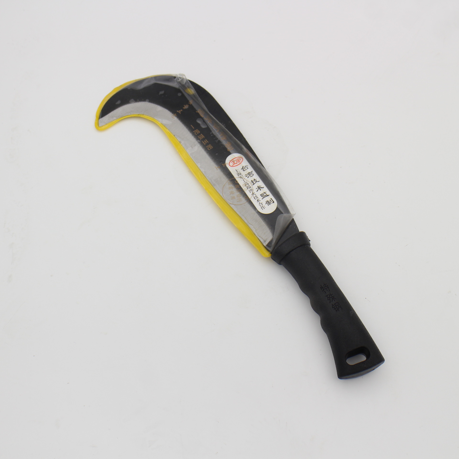 Rubber handle manganese steel small wood cutter agricultural tool with long handle outdoor logging small machete hook sickle