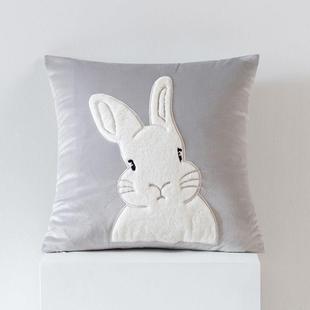 Meats Living Room Pillow Foreign Trade Set Cat Cartoon Cute Sofa Cushion Office Rabbit Hair Stereo Pet