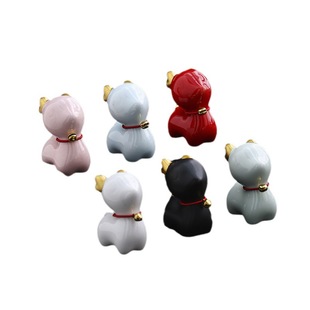 Чай Yizkang Ceramic Golden Crown Щенок Домашние украшения Магазин Гостиная Чайная комната