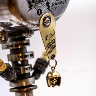 Motorcycle Gremlin Bell Hook Новый мотоцикл череп колокол украшения