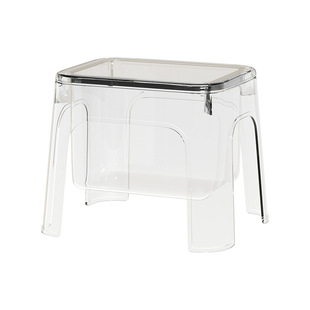 Toy Storage Stool Children's Transparent Plush Doll Doll Storage Stool Household Living Room Sitting Stool