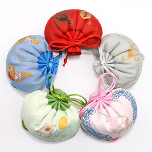 Ancient Style Palace Sanctuary Bag Empty Bag Sachet Wormwood Mosquito Repellent Embroidered Hanfu Jewelry Pocket