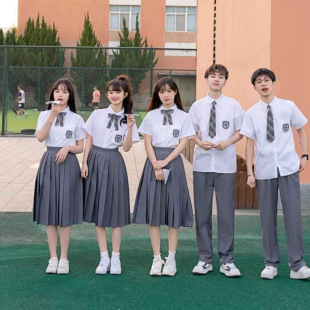High School Student Class Uniforms, College Style Junior High School Uniforms, Middle School Students' Sports Games, Graduation Chorus Performance Uniforms, Opening Suits