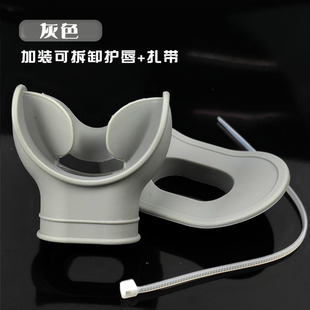 YEXIZE Diving Universal Mouth Bite Deep Snorkeling Adult Scuba Respirator Nozzle Bite Removable Silicone Mouth Bite