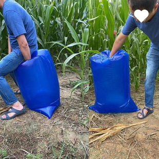 Green storage feed fermentation bag silage corn straw increased thickening forage blue plastic yellow storage fermentation bag wholesale