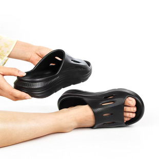 Slippers eva deodorant summer men's indoor home slip-on slippers women's outer wear thick bottom flip flops sports non-slip
