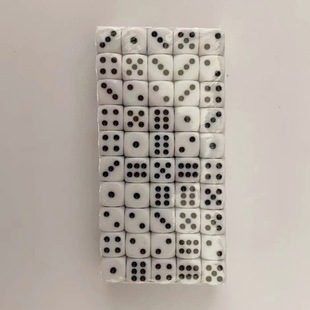 Spot wholesale 12mm color rounded acrylic dice ktv bar points chess mahjong sieve