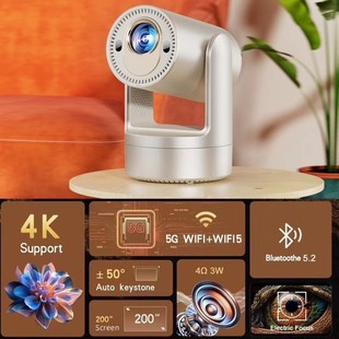 Новый W3 проектор полностью автоматический фокус Android WiFi Smart проектор 1080P Встроенный аккумулятор проектор