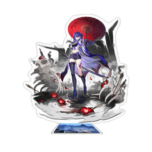 Animation peripheral double layer mezzanine standing card game special effects ornaments