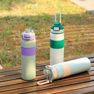 316 Stainless Steel Thermos Cup Portable Outdoor Sports Water Cup High Color Value Large Capacity Office Cup Bouncing Cup