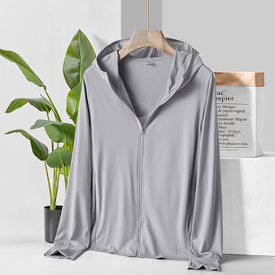 upf50 sunscreen clothing women's anti-ultraviolet breathable 2025 new long sleeve ice silk sunscreen clothing thin skin clothing for men