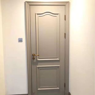 Home improvement composite bedroom door solid wood indoor set baking varnish Casement simple modern door door room commercial baking varnish