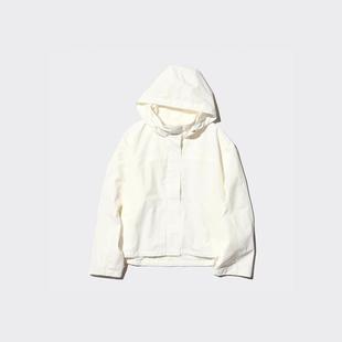 Women's Windproof Collar Zipper Cardigan Jacket Loose Hooded Short Jacket Casual Long Sleeve Jacket Spring 474894