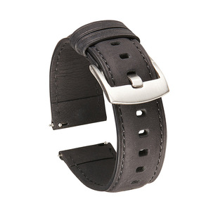 In stock Crazy Horse leather watch strap smart quick release watch strap matte leather leather watch strap soft 20/22m