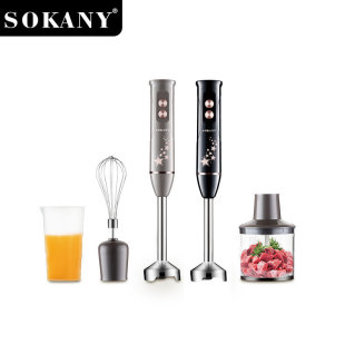 Трансграничные SOKANY02012 Пешеходные домашние 4in1 мясной фарш и сок HAND BLENDER