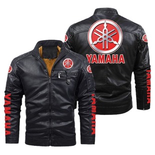 Трансграничная внешняя торговля Горячая продажа Мужская одежда Ouro Yamaha мотоциклетная одежда осенью и зимой бархатная кожаная спортивная куртка мужская куртка
