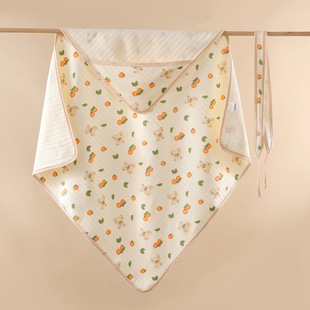 Pure cotton newborn baby bag single bag towel delivery room just born spring and autumn summer thin baby supplies swaddling