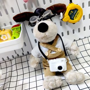 Flash Small Camera Necklace Pendant Retro Glow Camera Keychain Pendant Mobile Phone Case Earphone Cover Accessories DIY