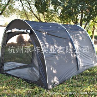 Large capacity integrated bicycle tent for people and vehicles, bicycle tent with one room and one hall, 8-car tent