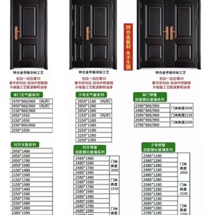 Class A anti-theft door entrance door home entrance door indoor rental room room outside the child and mother Steel Engineering single door