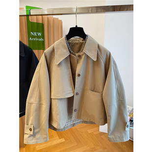 High-end Sense Work Coat Coat Women's Spring and Autumn Loose Casual Niche Jacket Korean-style Atmosphere Sense Wear Top