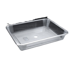 Food preparation plate cold dish plate plastic rectangular transparent tray acrylic dish basin refrigerator display plate snack plate
