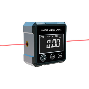 HUOTO double-sided laser inclination box four-sided magnetic inclinometer laser level angle measuring instrument
