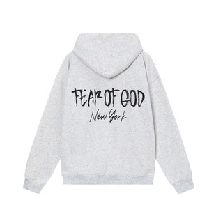 FEAR OF GOD FOG двухпроводный ESSENTAILS Американский Нью-Йорк с капюшоном Осенний и Зимний свитер