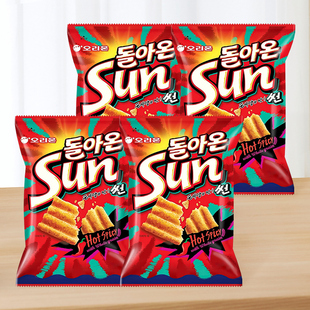 South Korea imported Haoliyou Sun corn chips garlic spicy Helens potato chips puffed food snack