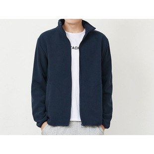 2024 New Top Women's Outwear Short Polar Fleece Collar Cardigan Autumn and Winter Thickened Warm Double-sided Fleece Jacket