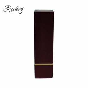 Manufacturers can set square buckle lipstick tube 12.1mm magnetic matte texture lipstick tube makeup package high-grade