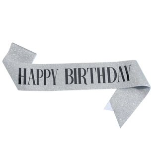 Birthday Party HAPPY BIRTHDAY Hairband Hairpin Ribbon Baking Gift Girl Photo Props Decoration