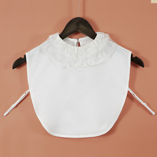 Chiffon Fake Collar Children's Lace Chiffon All-match Fake Collar with Sweater Shirt Collar Lapel Youth Doll Collar