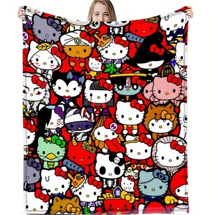Sanrio мультфильм одеяло temu Hiyin Горячая продажа фланцевое одеяло Melti цифровое печатное одеяло для сна